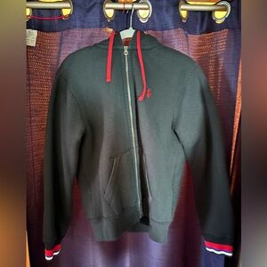 Black Polo Fleece Jacket
